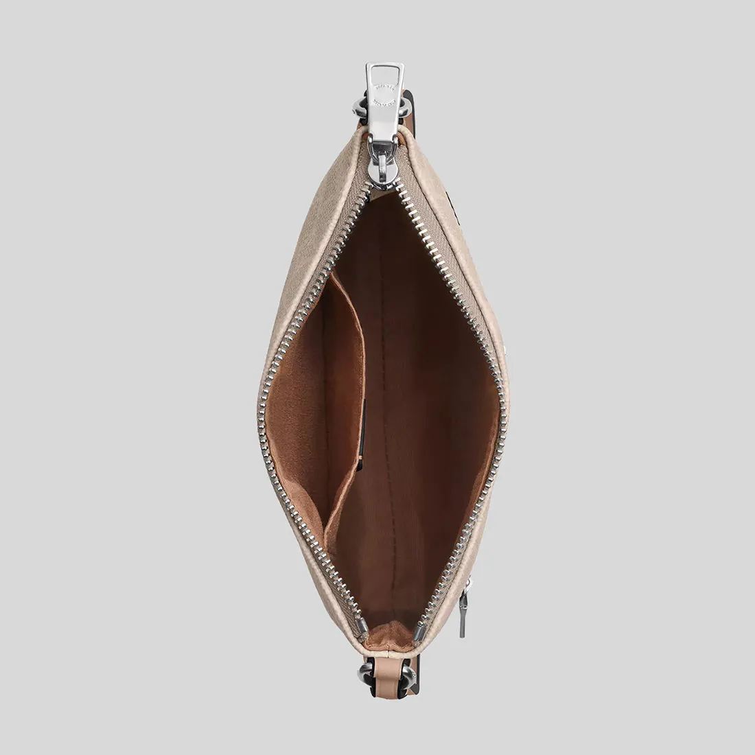 Coach Bags COACH Mini Rowan File Bag In Signature Canvas Sand/Taupe CW325
