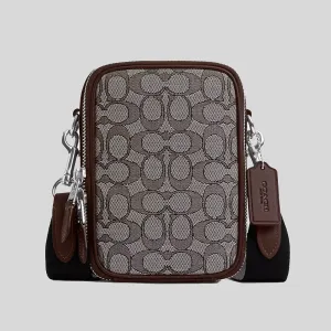 Coach Bags COACH Stanton Crossbody In Signature Jacquard Oak/Maple CH097
