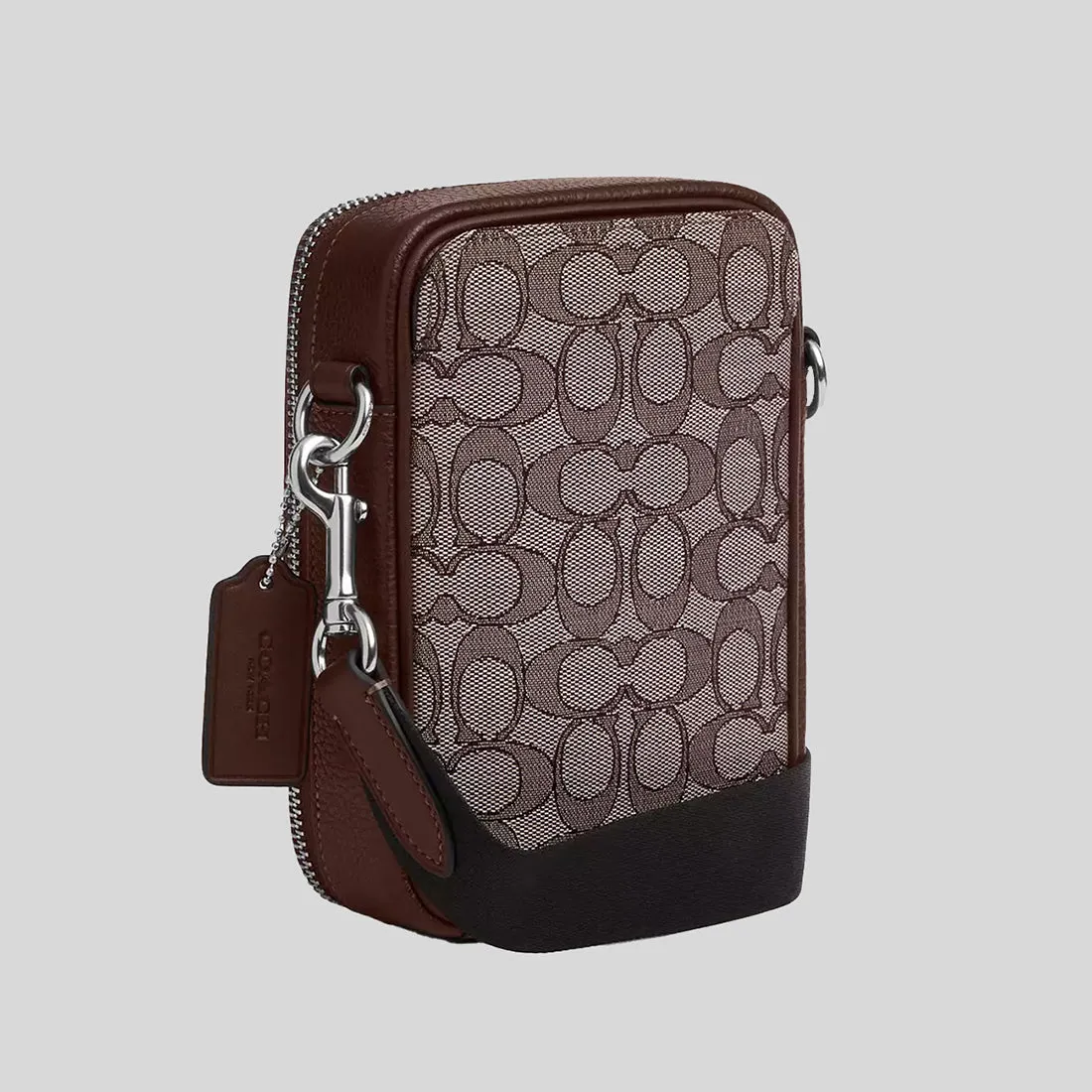 Coach Bags COACH Stanton Crossbody In Signature Jacquard Oak/Maple CH097