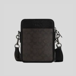 Coach Bags COACH Sullivan Crossbody In Signature Canvas Walnut/Black CW388