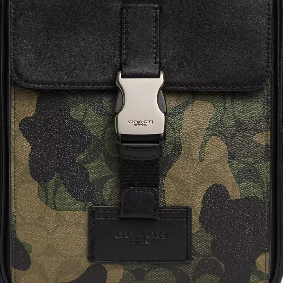 Coach Bags COACH Track Pack In Signature Canvas With Camo Print Green Multi CL944