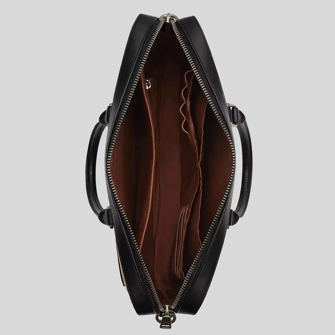 Coach Crossbody Bag COACH Ethan Slim Brief In Signature Canvas Khaki/Black CR270