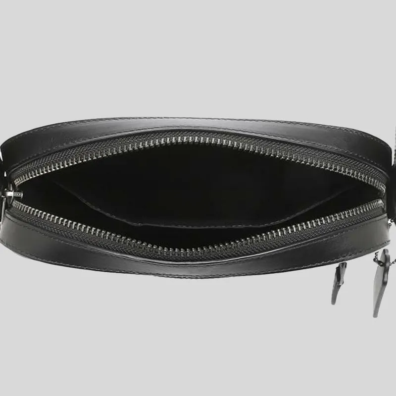Coach Crossbody Bag COACH Houston Flight Bag In Signature Canvas 4010 Charcoal Black