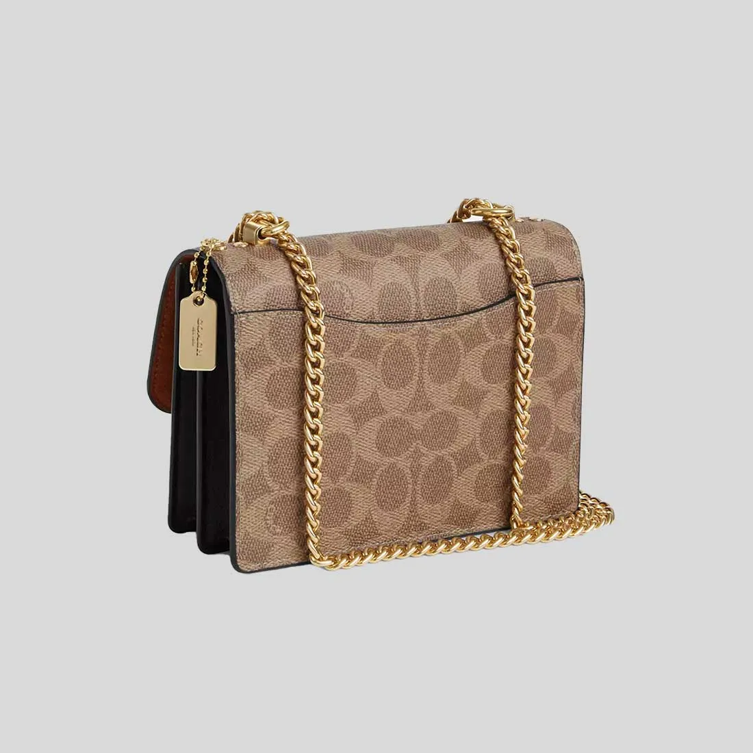 Coach Crossbody Bag COACH Mini Klare Crossbody Bag In Signature Canvas Tan/Black CW206