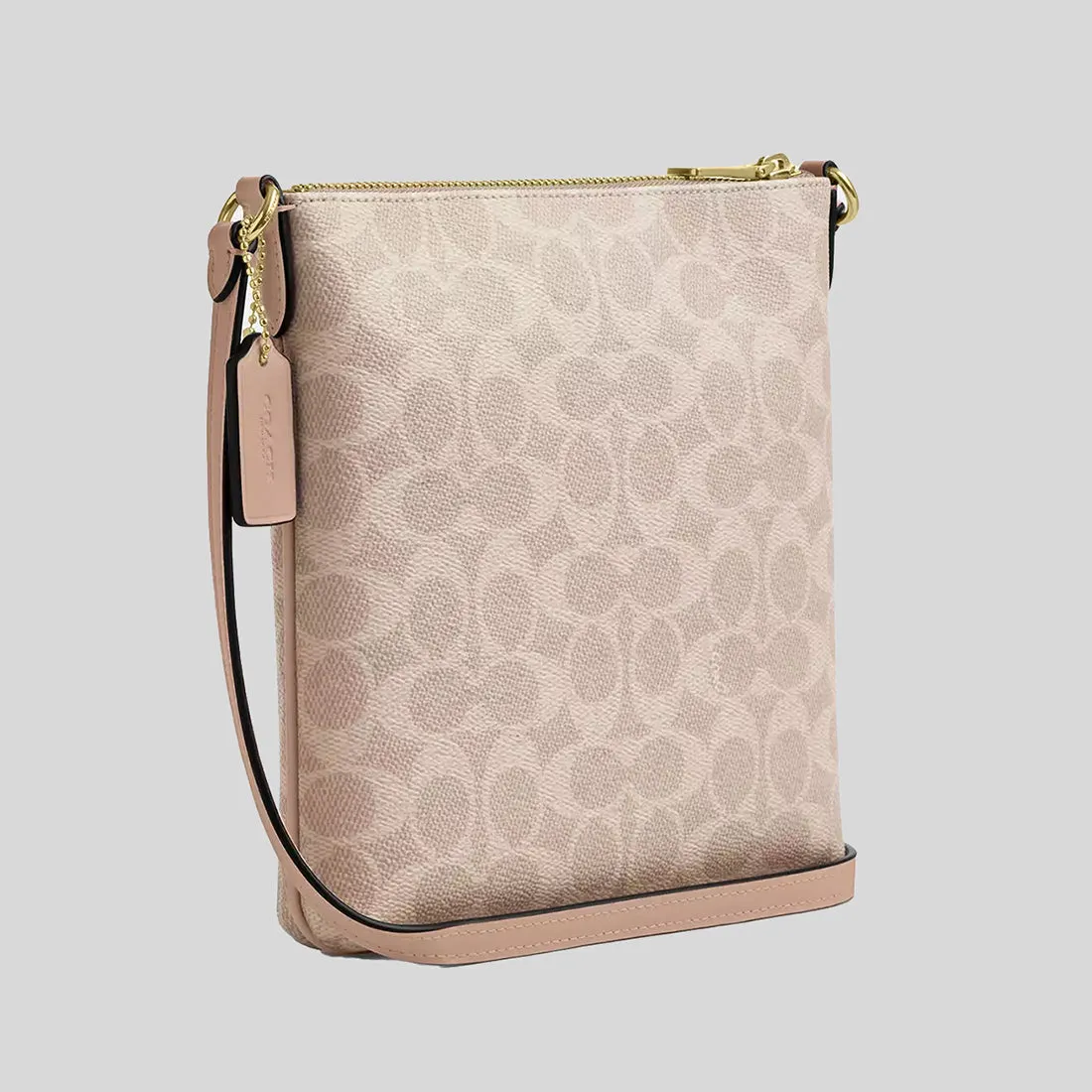 Coach Crossbody Bag COACH Mini Rowan File Bag In Signature Canvas Sand/Taupe CW325