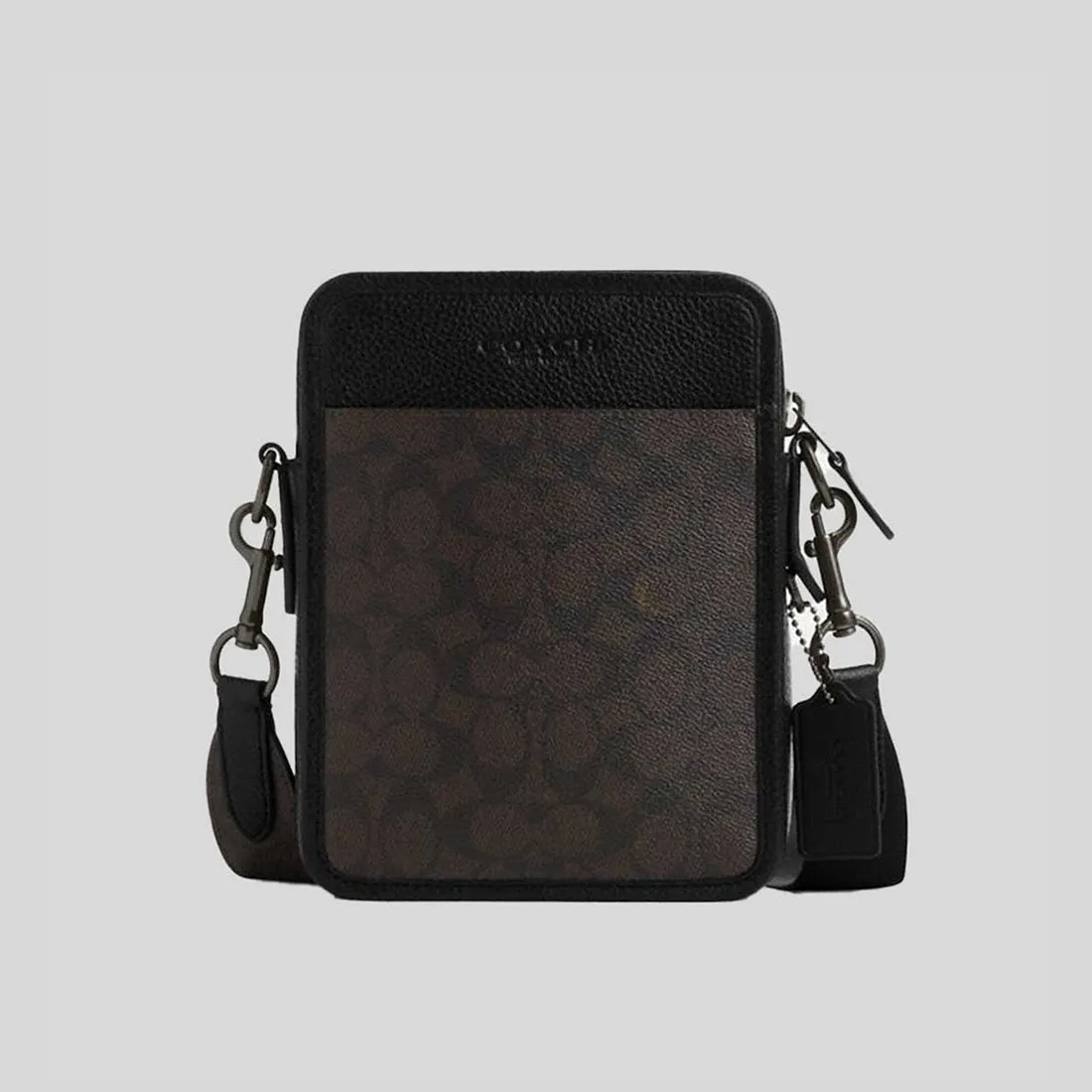 Coach Crossbody Bag COACH Sullivan Crossbody In Signature Canvas Walnut/Black CW388
