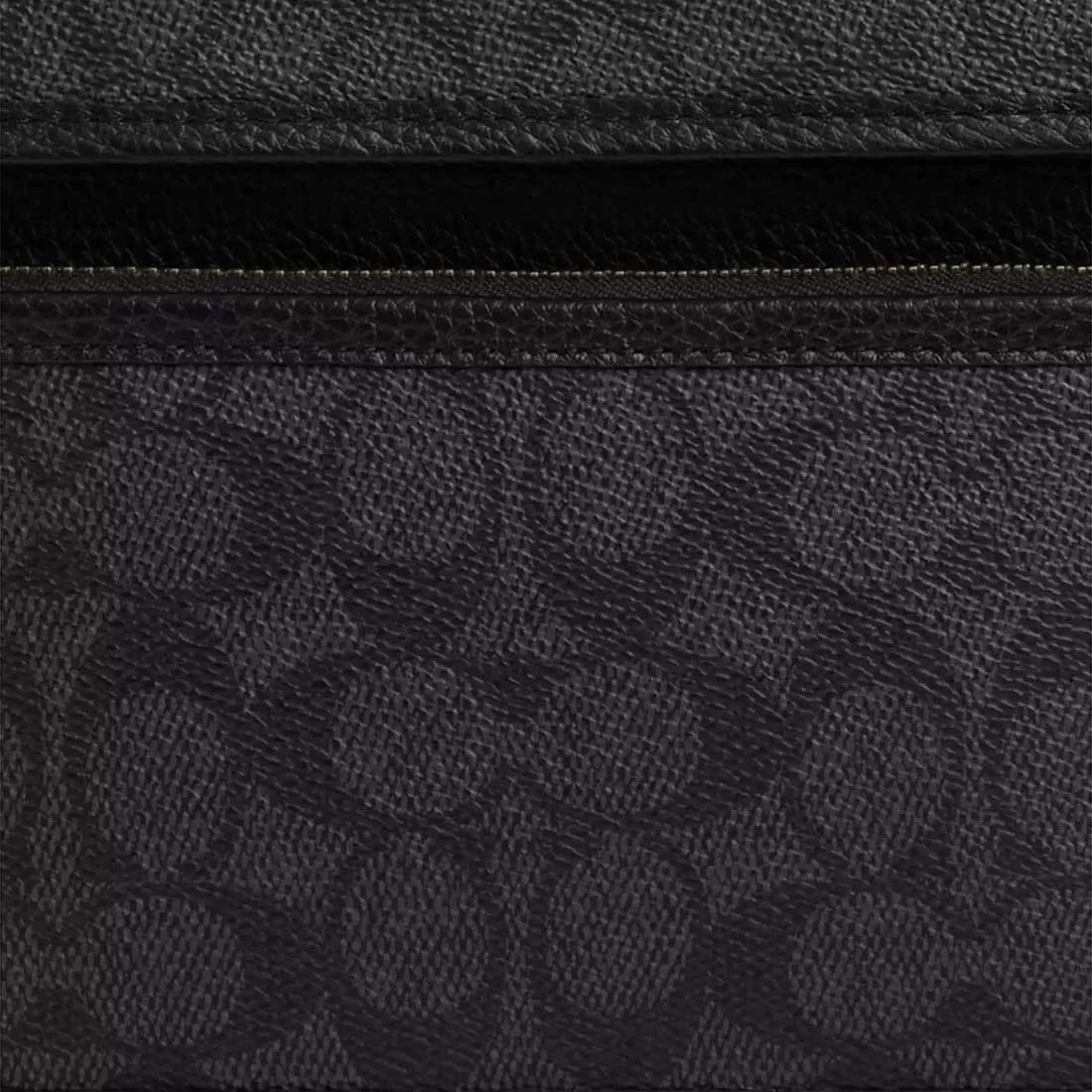 Coach Crossbody Bag COACH Sullivan Flap Crossbody Bag In Signature Canvas Charcoal/Black CZ396