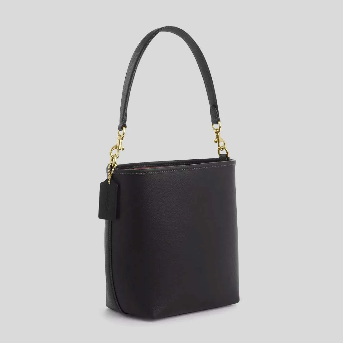 coach Handbags COACH City Bucket Bag In Pebble Leather Black CT801