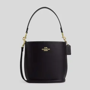 coach Handbags COACH City Bucket Bag In Pebble Leather Black CT801