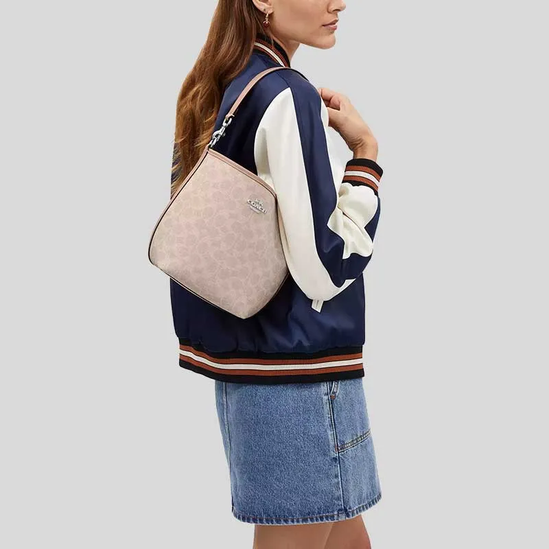 coach Handbags COACH City Bucket Bag In Signature Canvas Taupe CT800