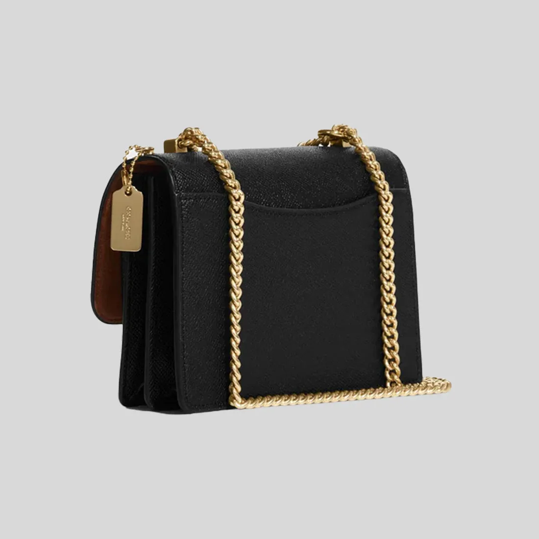 coach Handbags COACH Crossgrain Leather Mini Klare Crossbody Bag Black C9949