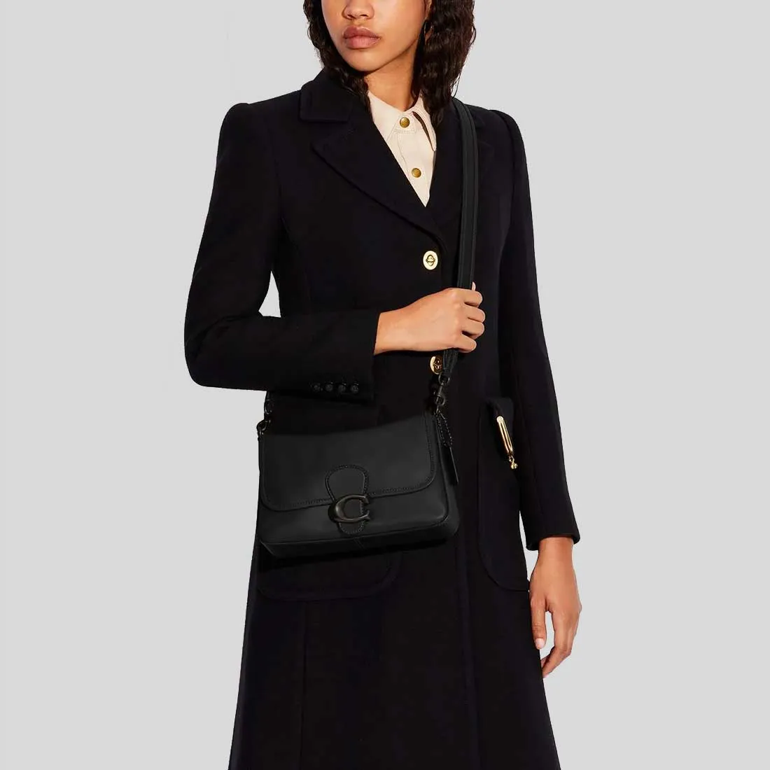 coach Handbags COACH Soft Tabby Shoulder Bag Black C4823