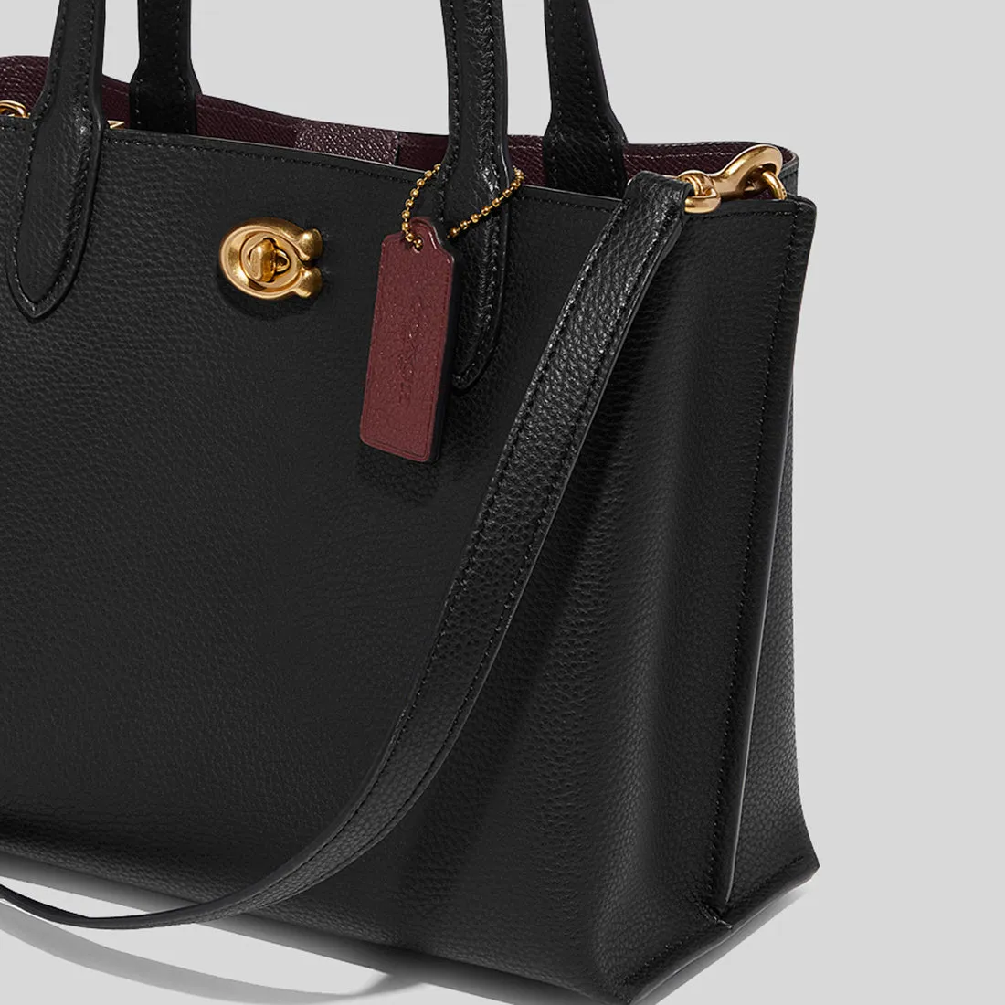 coach Handbags COACH Willow Tote 24 Black C8869