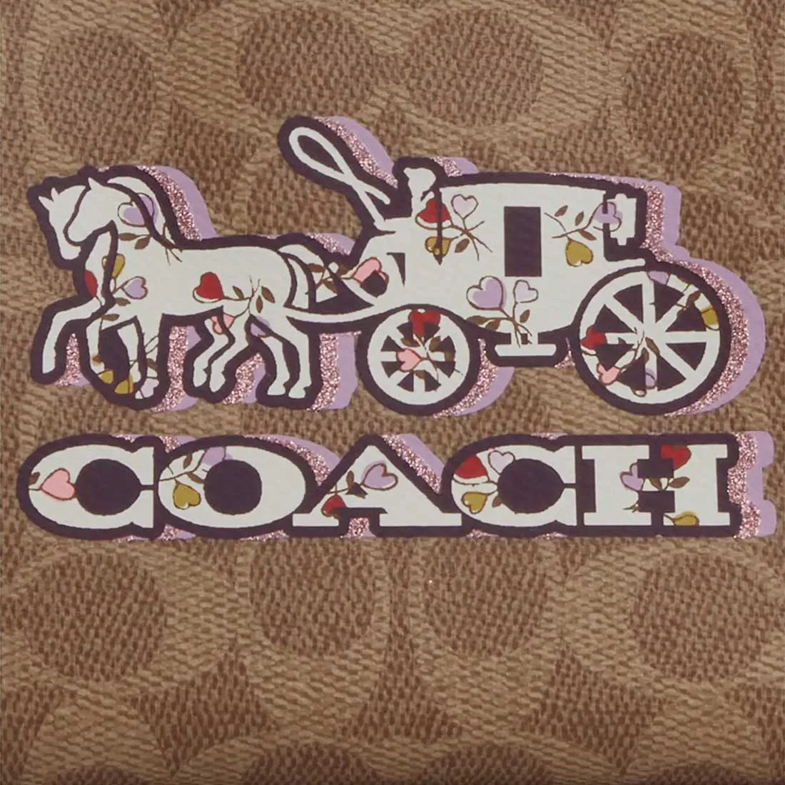 coach Handbags COACH Zip Top Crossbody Bag In Signature Canvas With Horse And Carriage Print CX606