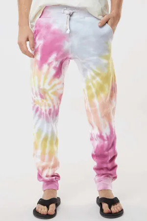 Colortone Mens Jogger Sweatpants w/ Pockets - Desert Rose