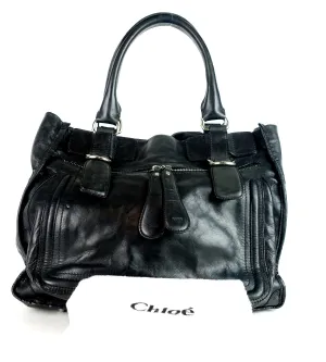 Crushed Leather Large Shoulder Bag Bags_Chloé