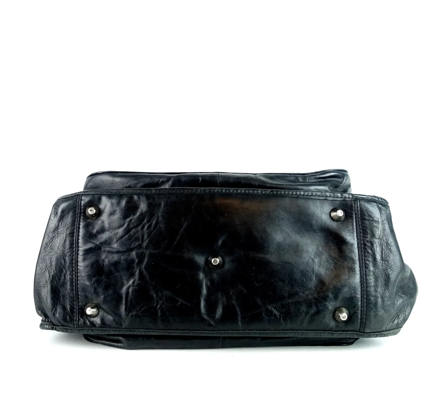 Crushed Leather Large Shoulder Bag Bags_Chloé