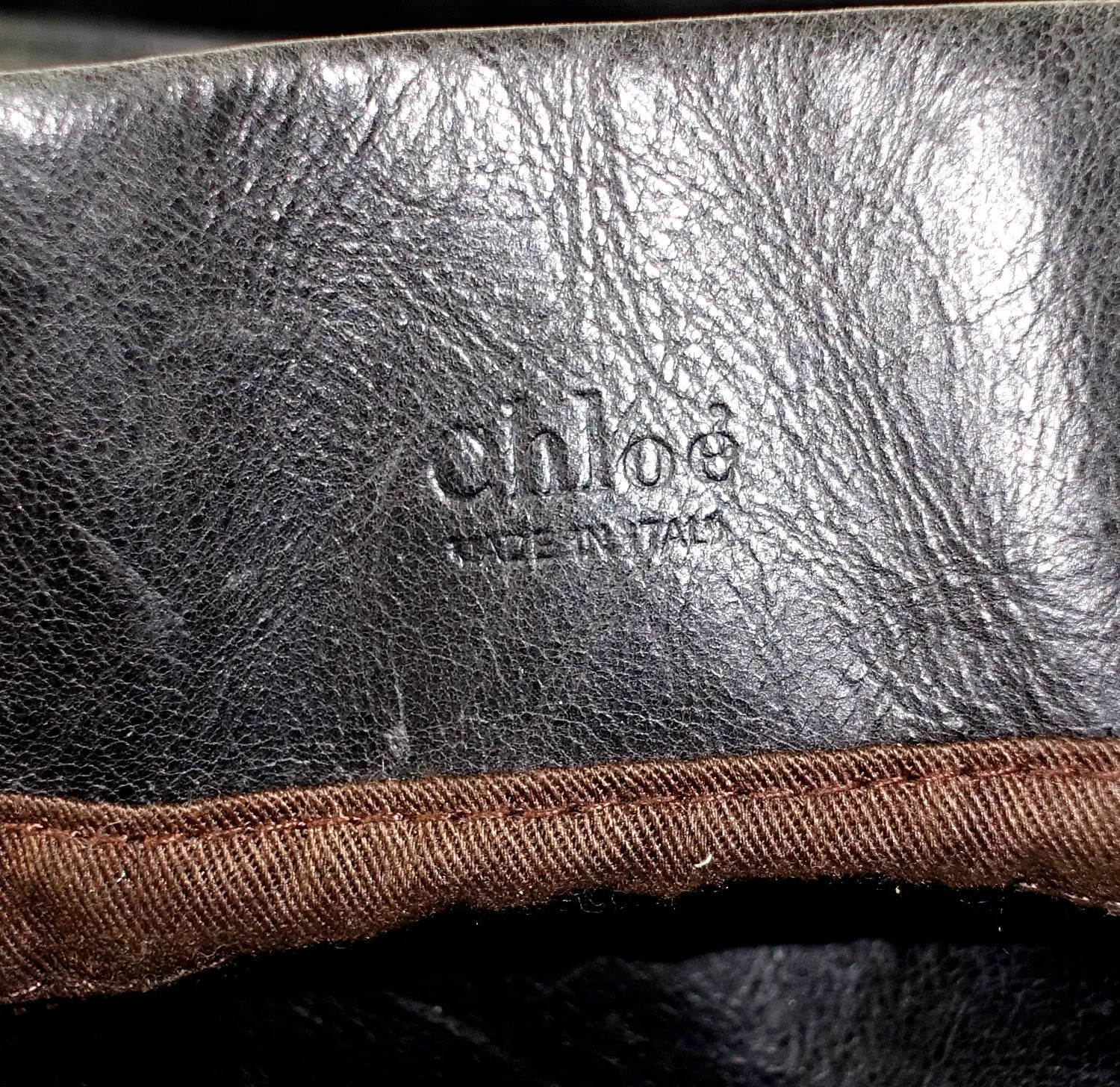 Crushed Leather Large Shoulder Bag Bags_Chloé