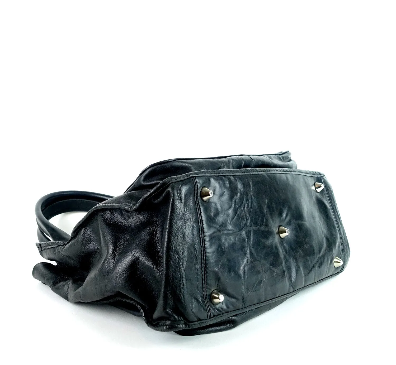 Crushed Leather Large Shoulder Bag Bags_Chloé