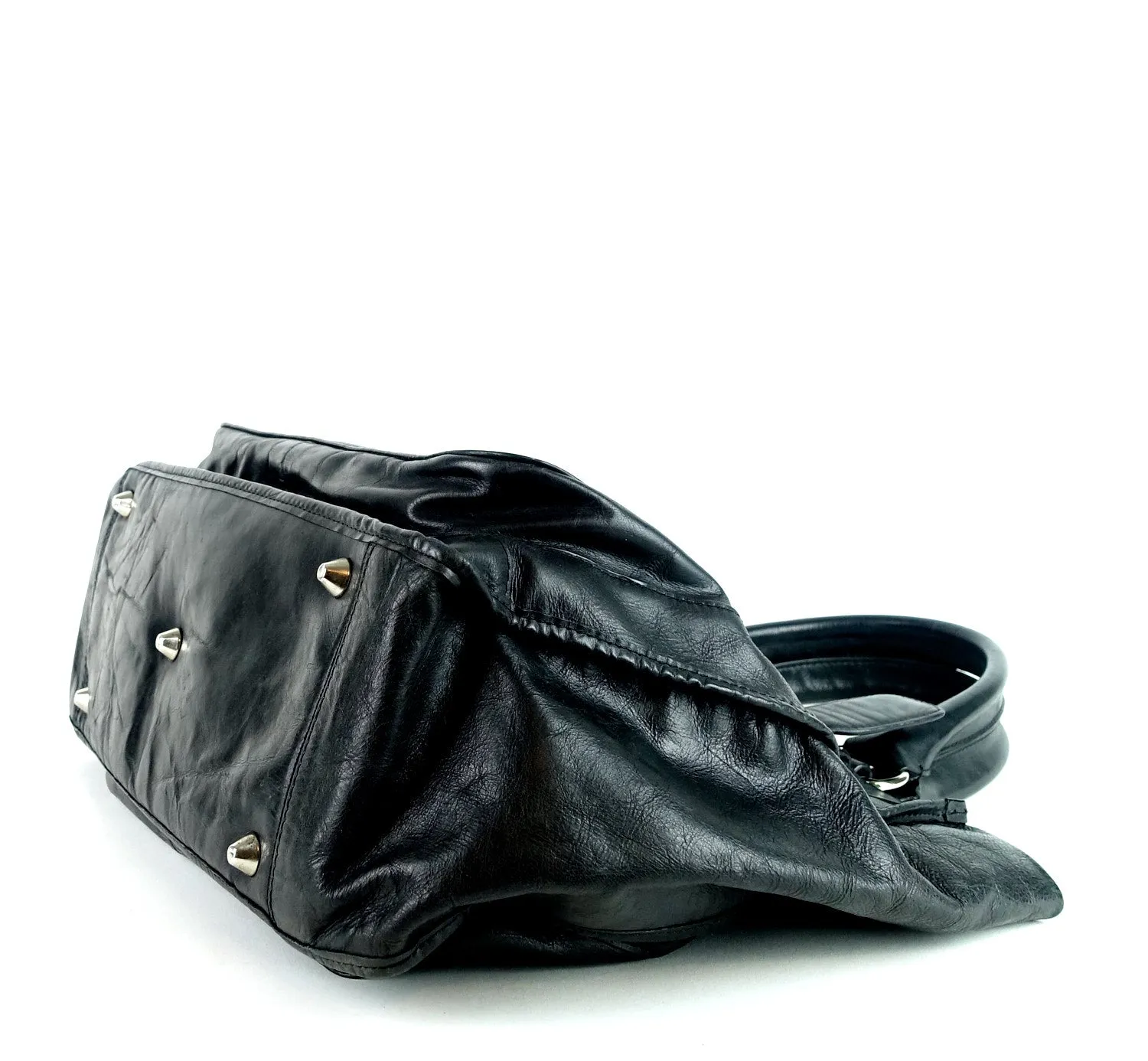 Crushed Leather Large Shoulder Bag Bags_Chloé
