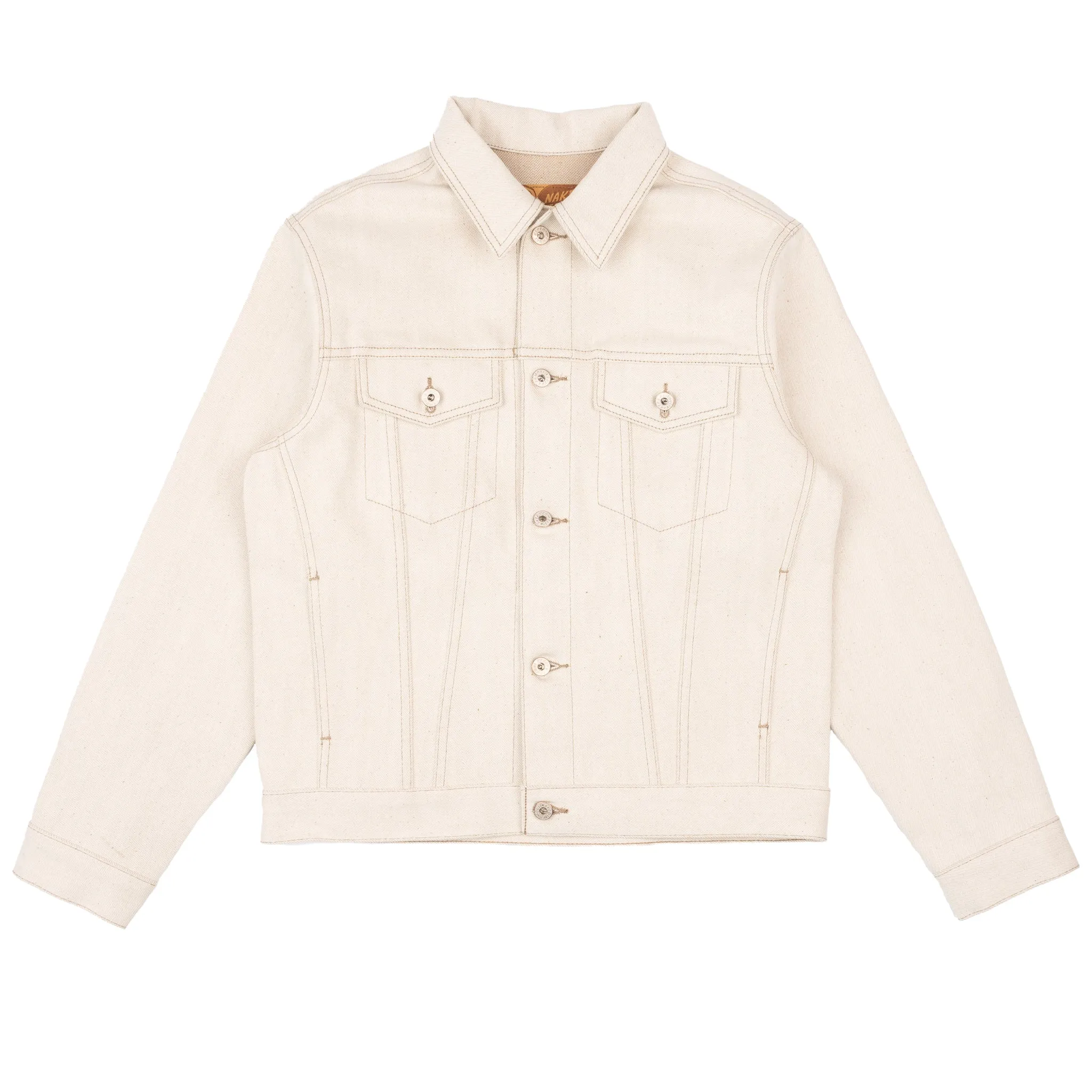 Denim Jacket - All Natural Ecru Foxfibre® Selvedge