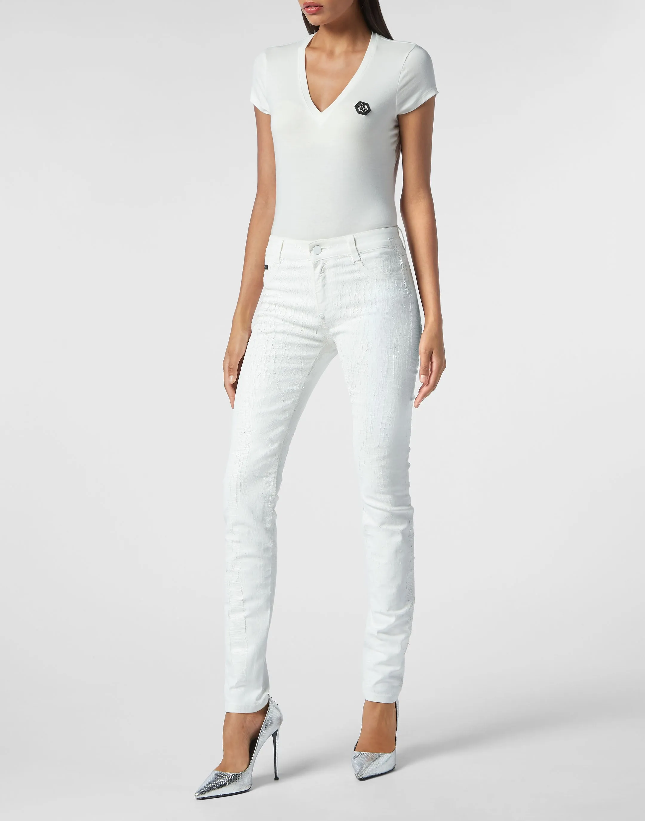 Denim Jeggings Hexagon
