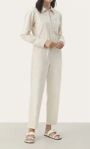 Denim Jumpsuit In French Oak
