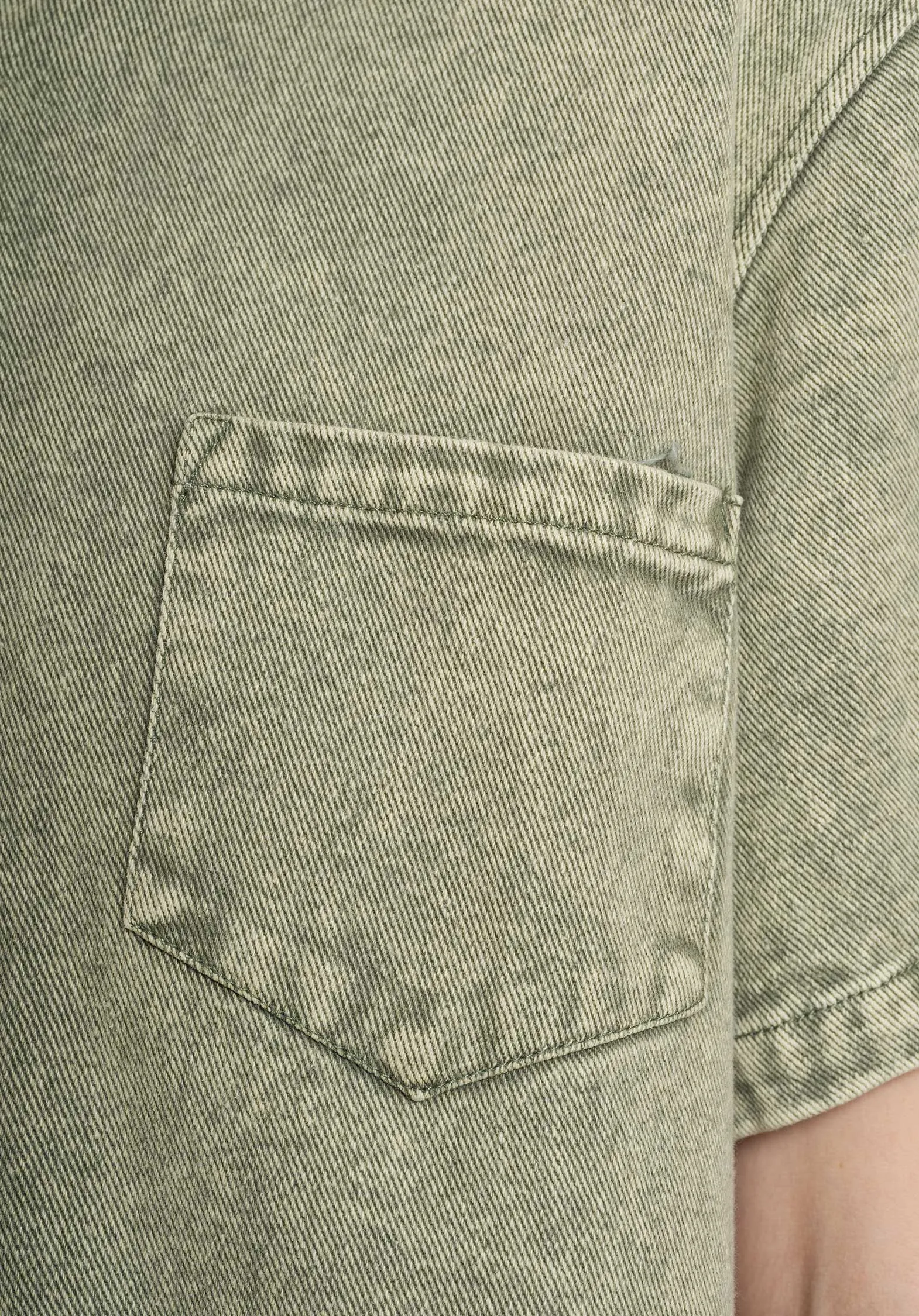 Denim Shirt Sc157 Vert