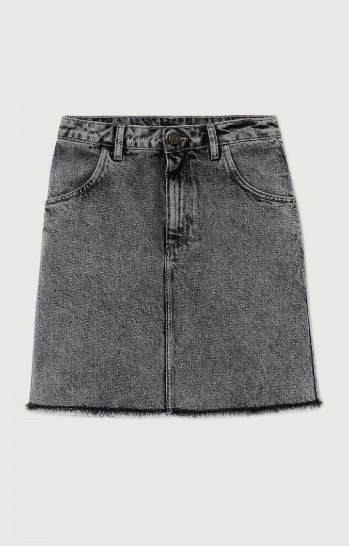 Denim Skirt Yop13e Grey-Salt-An