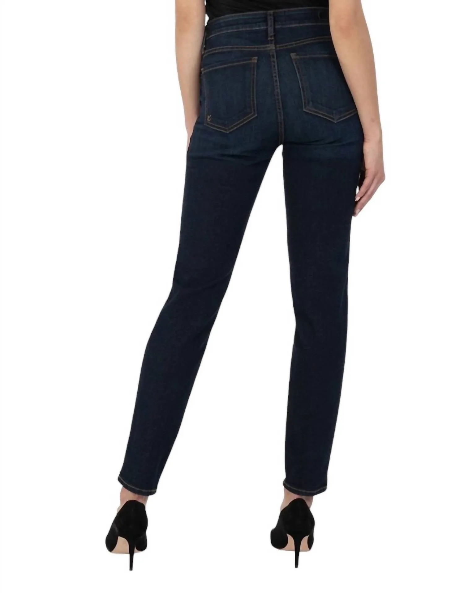 Diana High Rise Fab Ab Skinny Jeans In Happening