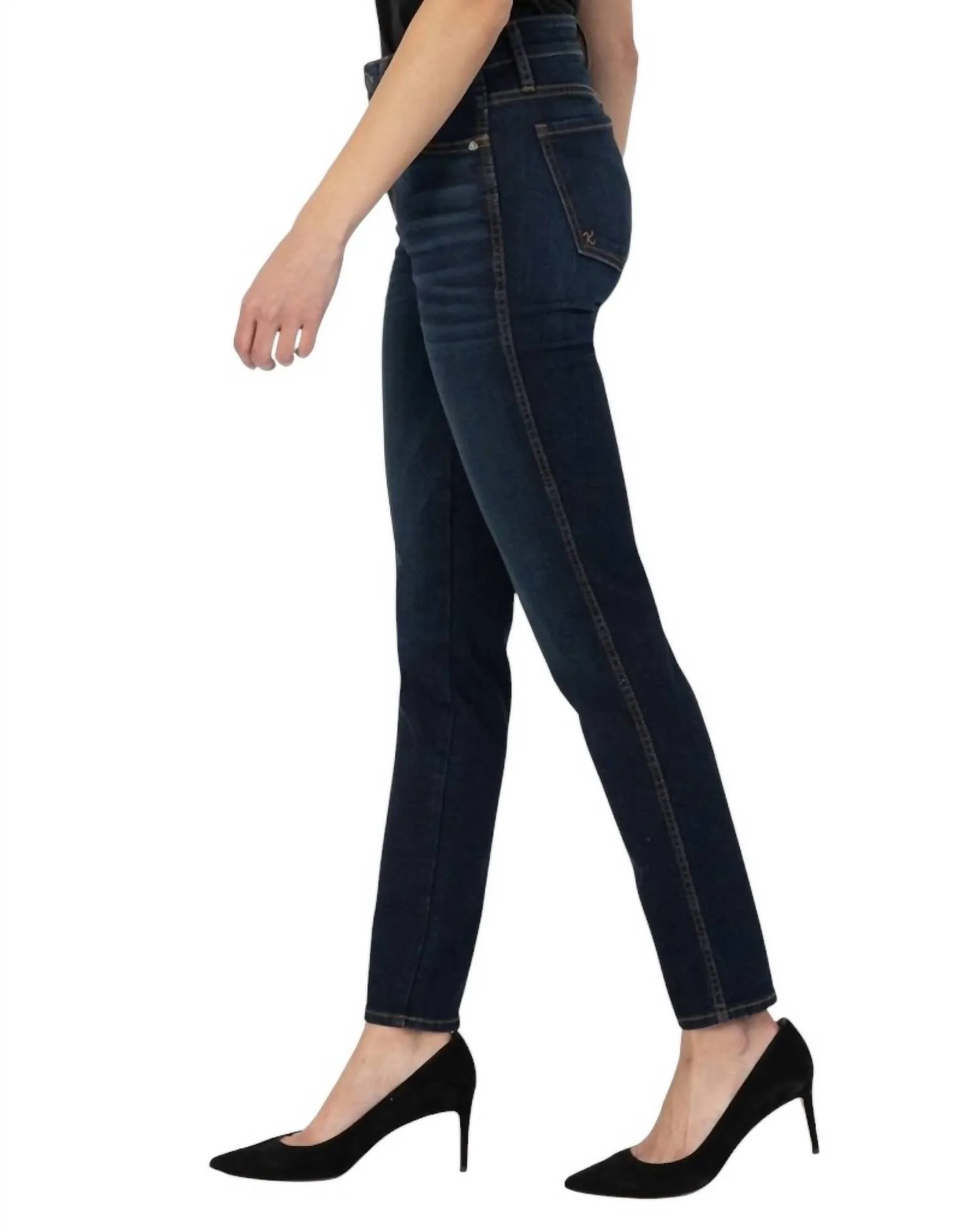 Diana High Rise Fab Ab Skinny Jeans In Happening