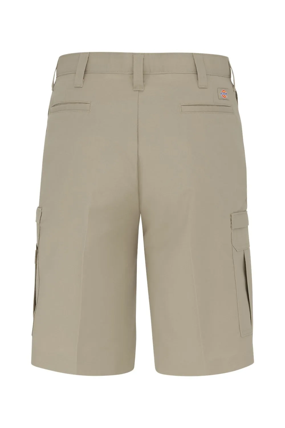 Dickies Mens Premium Moisture Wicking Industrial Cargo Shorts w/ Pockets - Desert Sand