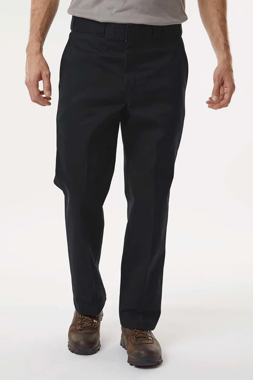 Dickies Mens Stain Resistant Work Pants w/ Pockets - Black