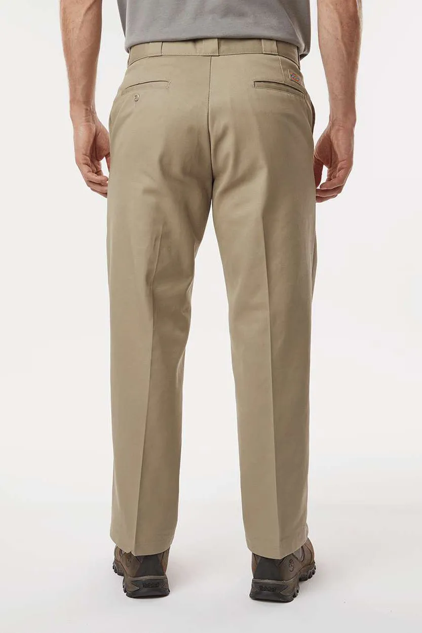 Dickies Mens Stain Resistant Work Pants w/ Pockets - Desert Sand