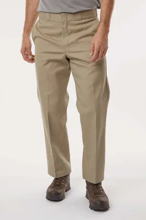 Dickies Mens Stain Resistant Work Pants w/ Pockets - Desert Sand