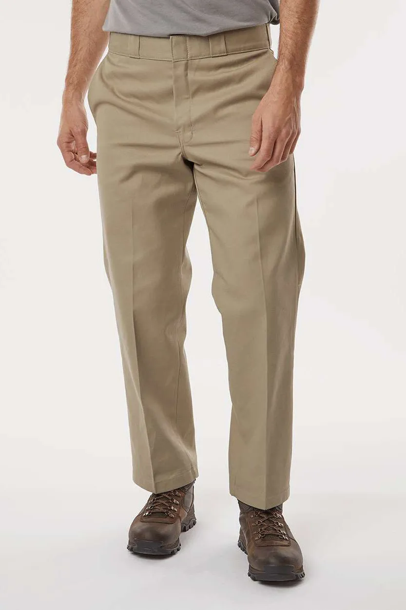 Dickies Mens Stain Resistant Work Pants w/ Pockets - Desert Sand