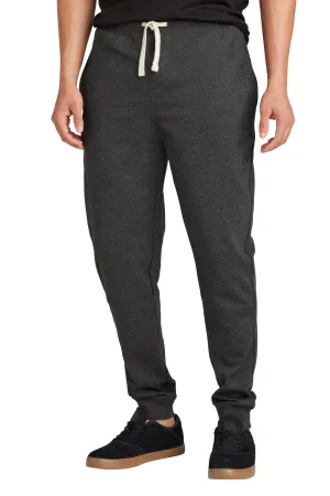 District Mens Re-Fleece Jogger Sweatpants w/ Pockets - Heather Charcoal Grey