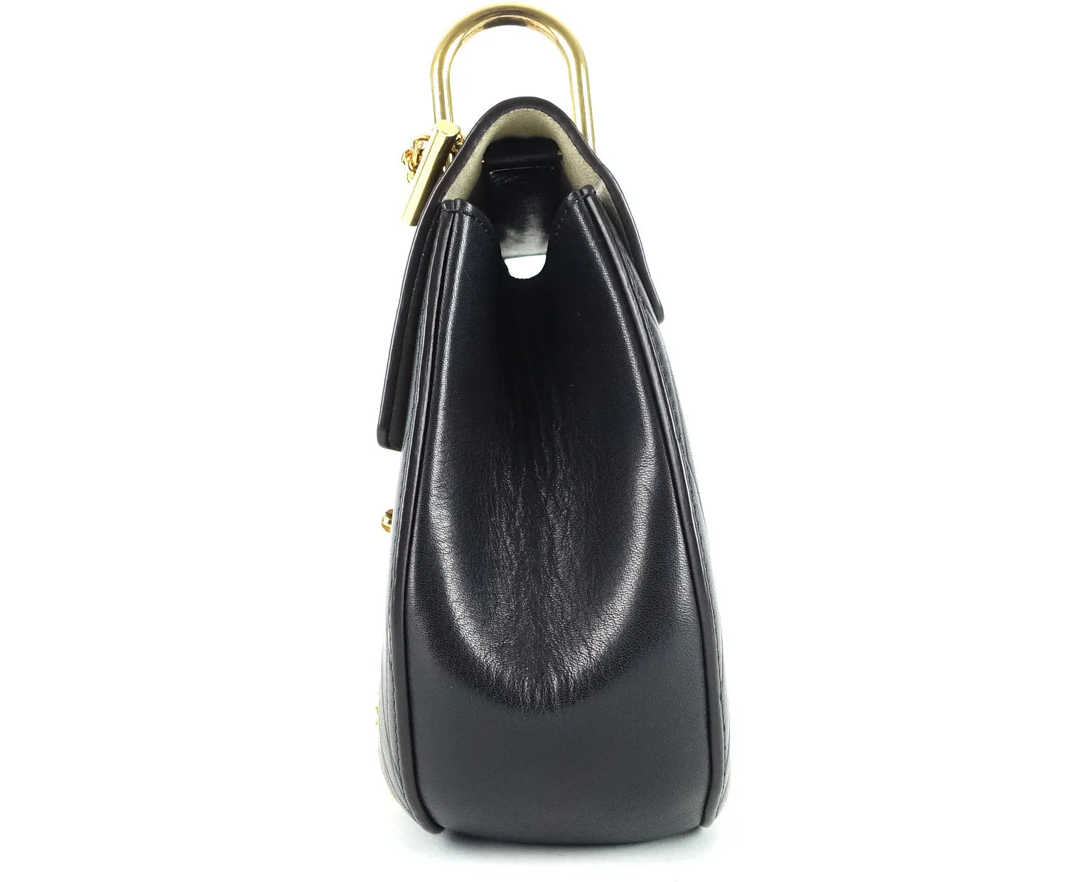 Drew Embossed Calfskin Leather Small Shoulder Bag Bags_Chloé