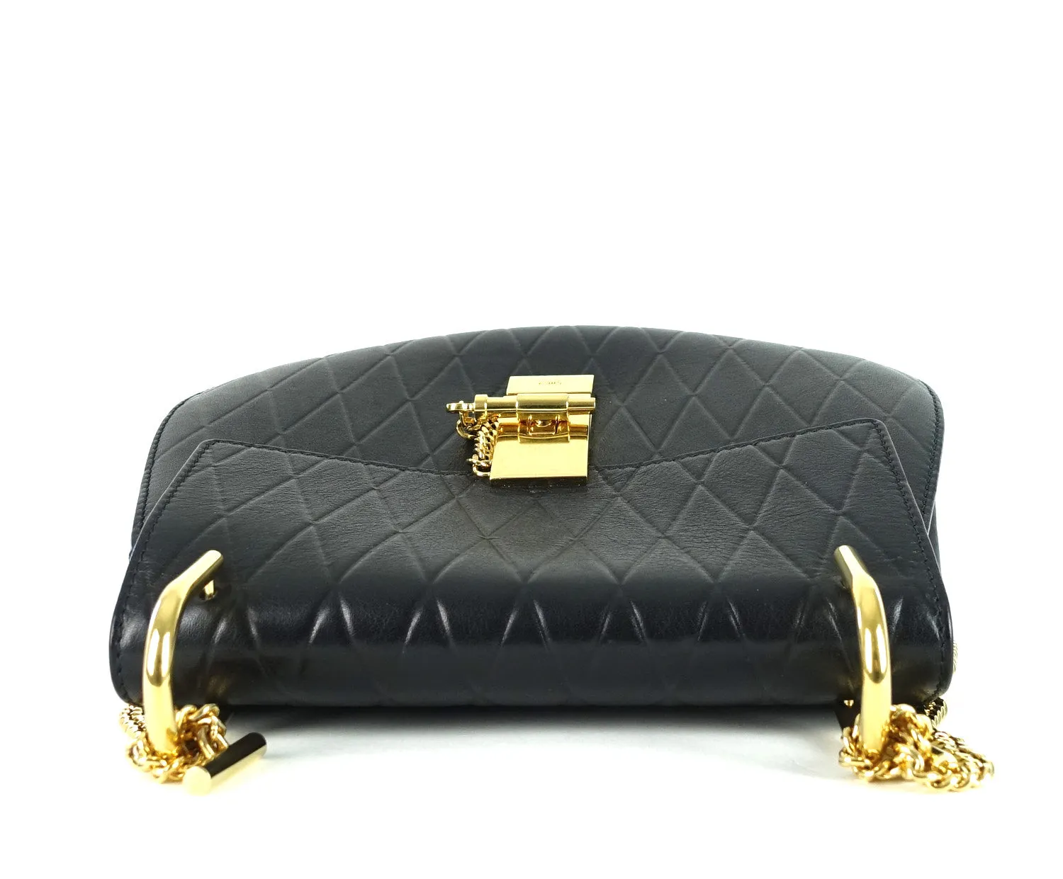 Drew Embossed Calfskin Leather Small Shoulder Bag Bags_Chloé