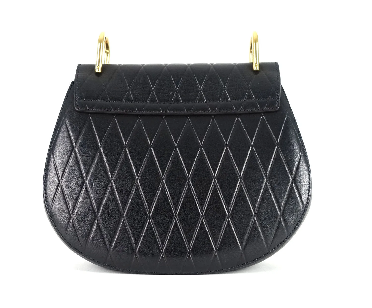 Drew Embossed Calfskin Leather Small Shoulder Bag Bags_Chloé