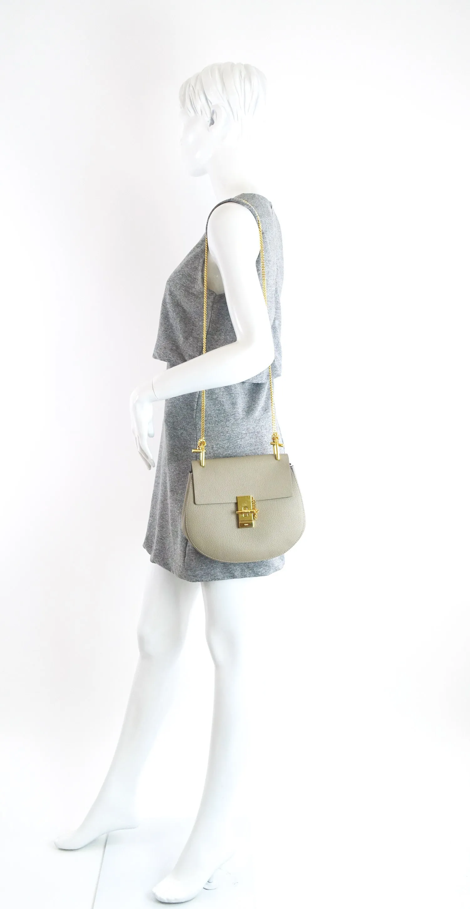 Drew Lambskin Leather Shoulder Bag Bags_Chloé