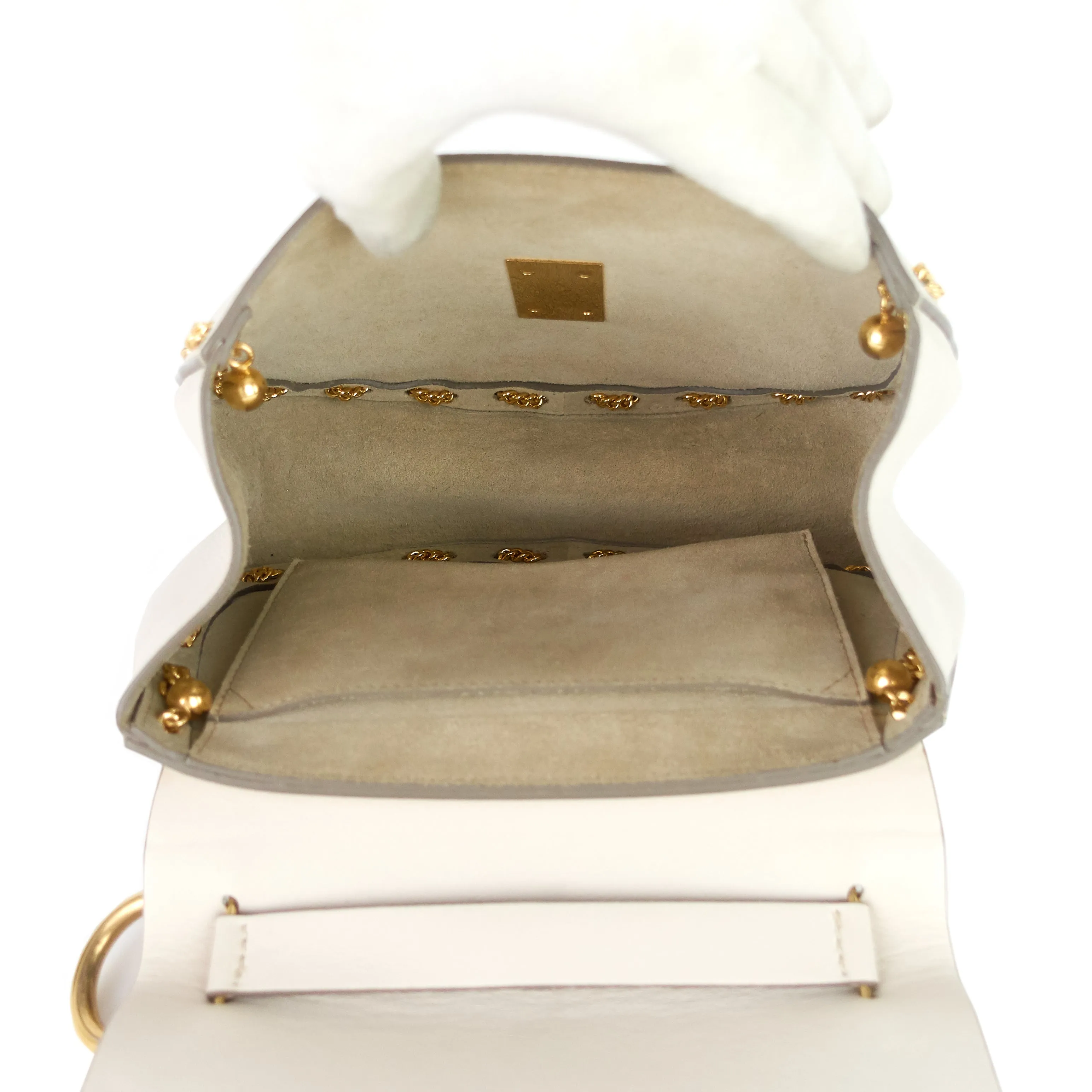 Drew Small Embellished Calfskin Leather Bag Bags_Chloé
