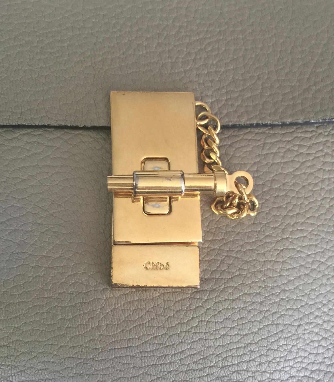Drew Textured Lambskin Leather Shoulder Bag Bags_Chloé