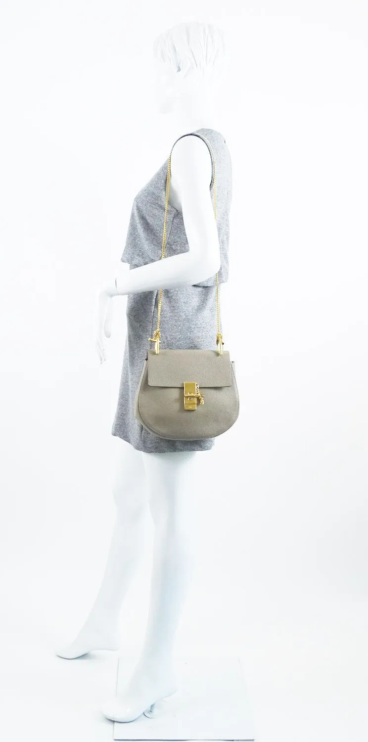 Drew Textured Lambskin Leather Shoulder Bag Bags_Chloé