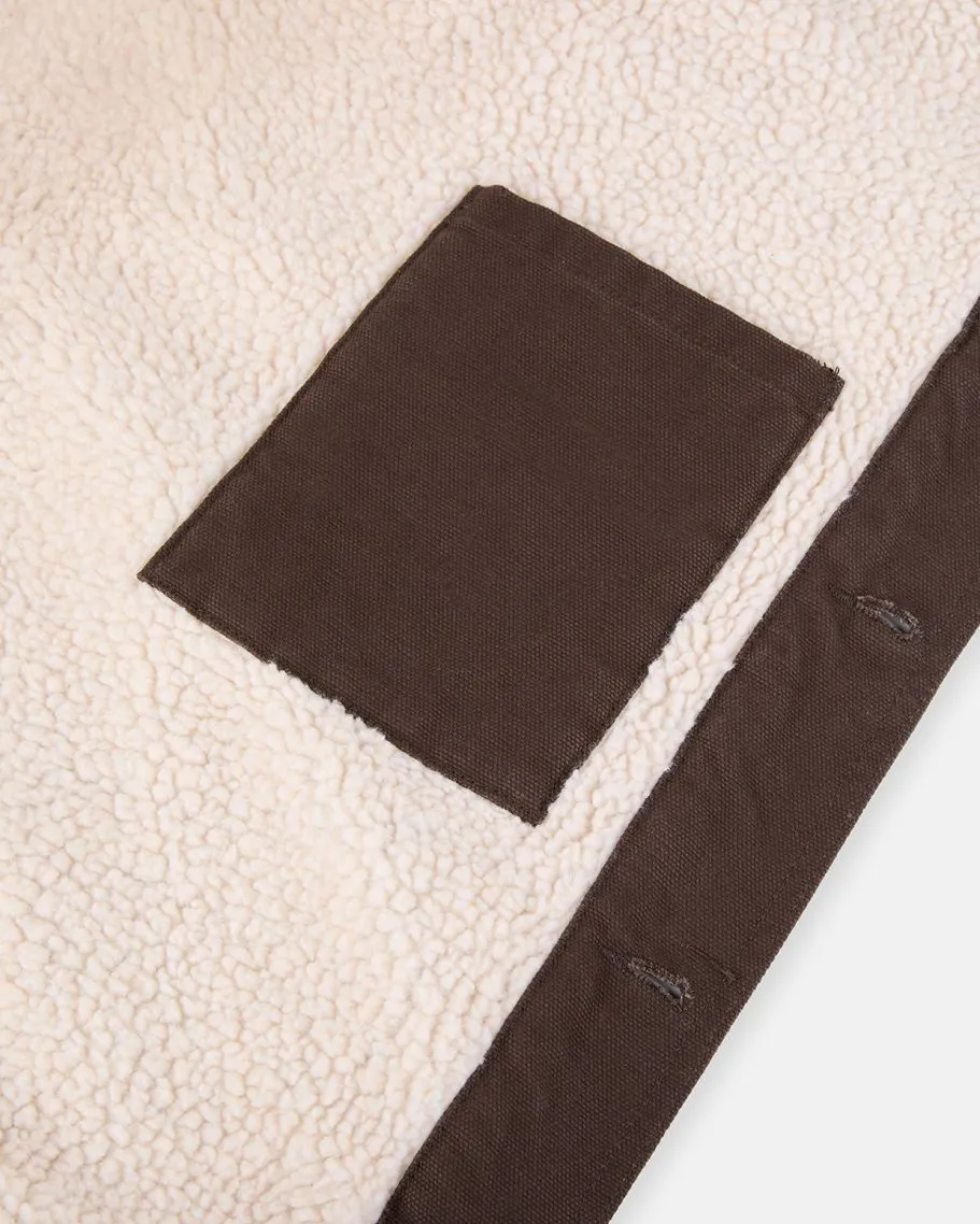 Duck Canvas Chore Jacket in Dark Brown
