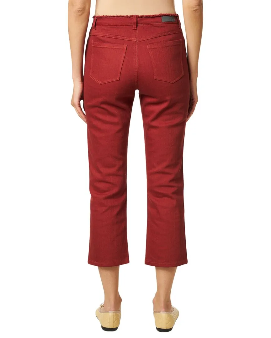 Ecru Stretch Straight Leg Jean