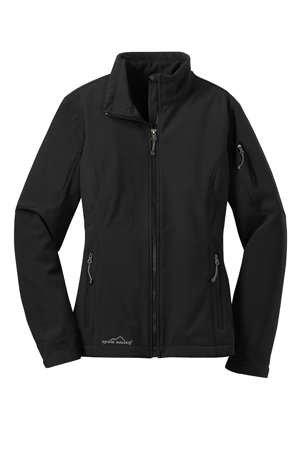 Eddie Bauer Womens Water Resistant Full Zip Jacket - Black