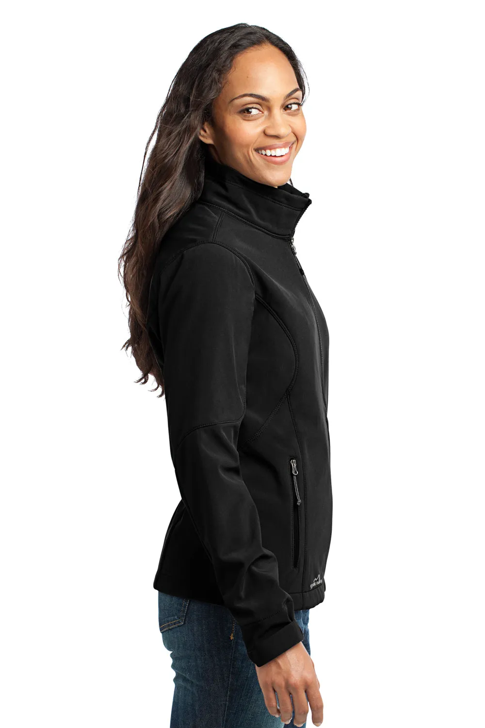 Eddie Bauer Womens Water Resistant Full Zip Jacket - Black