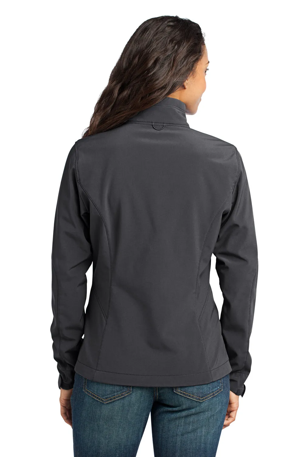Eddie Bauer Womens Water Resistant Full Zip Jacket - Steel Grey