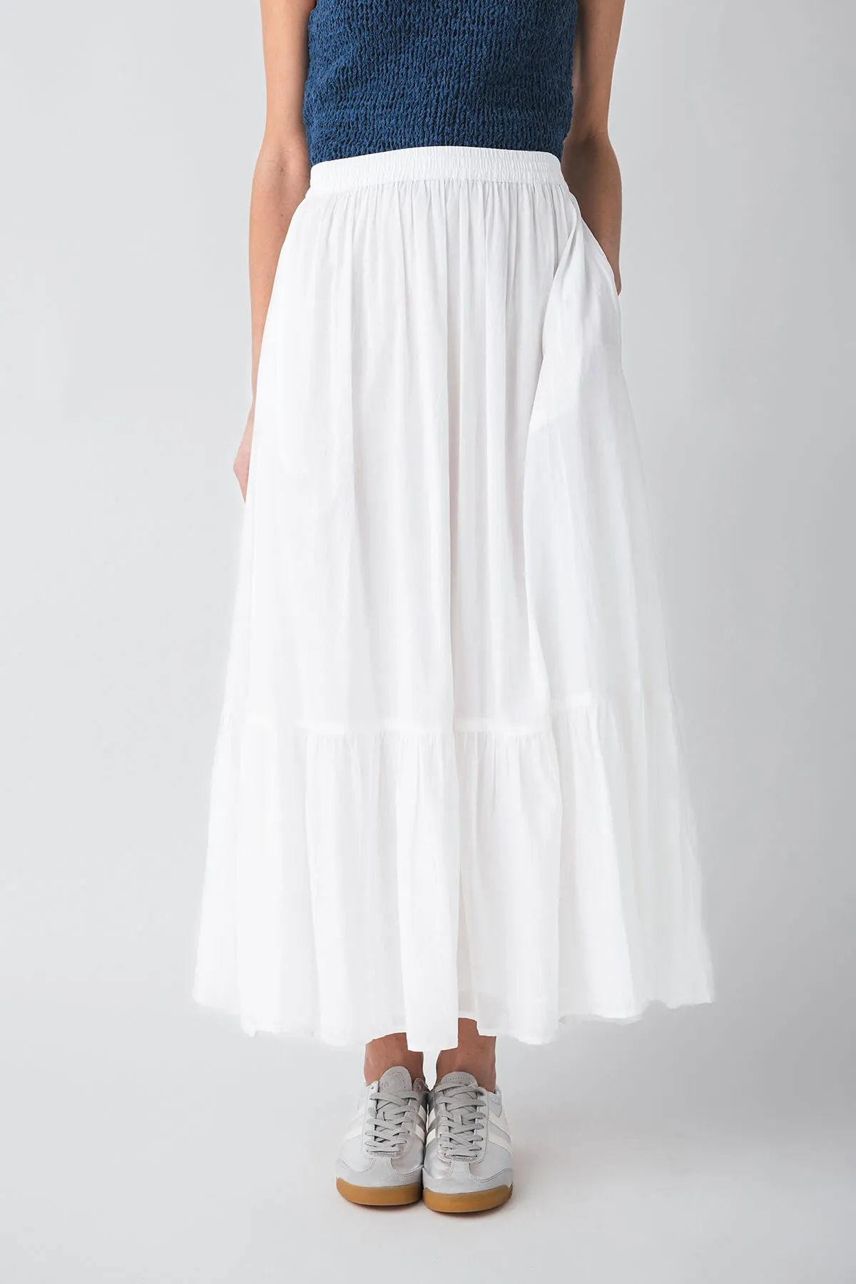 Elan Tiered Maxi Skirt
